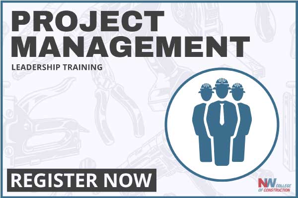 project management training course at northwest college of construction