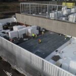 roof of building with apprentices